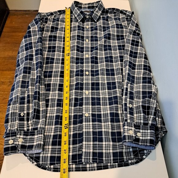 Banana Republic Men's Medium Grant Fit Custom 078 Wash Shirt - Picture 11 of 12